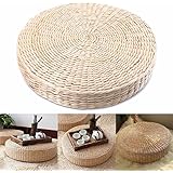 Rattan Bodenkissen 40cm - Japanisches Sitzkissen Für Meditation