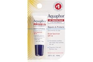 Aquaphor 72140010119 Lippenreparatur mit Schutz, kardierte Packung, 0,35 Unzen Fluid