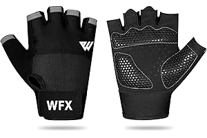 WESTWOOD FOX Gewichtheber-Handschuhe, Workout, Bodybuilding, Fitness, rutschfest, gepolstert, Handflächengriff, atmungsaktiv, Fitness-Handschuhe, Laufen, Training, Übung für Männer und Frauen