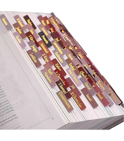 5 Linguette Bibliche Luminate – Etichette Per Studio Bibbia, Grande Carattere, Per Donne E Uomini | Forniture Per Studio Biblico Cattolico