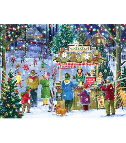 Vermont Christmas Company Puzzle 1000 Pezzi Halloween Havoc - Forma Casuale 66x48 Cm - 4