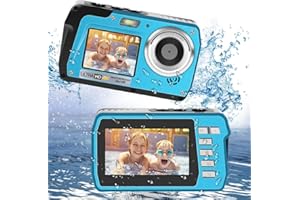 Digitalkamera wasserdichte,Yixinxin 4K Unterwasserkamera 48MP Autofocus wasserdichte Kamera Selfie Dual Bildschirme Unterwasser Digitalkamera für Schnorcheln