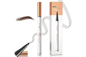 FRXVUC Augenbrauenstift, Wasserfester Augenbrauen-Stift, Wischfest Flüssiger Augenbrauenstifte, Schnell Trocknend und Langlebig, SchweiÃŸfest, Mühelos Schaffen Natürliche Augenbrauenform, Dunkelbraun