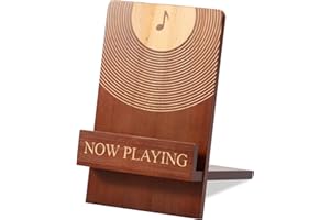 Zhjiutak Vinyl Record Holder Display Stand,Showcase Your Now Playing Album Cover - Minimalistic & Tabletop Holder Design,Vinyl Accessories Compatible with All CDs & LPs,Music Storage, General Storage