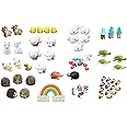 Moira Resin Miniature Decor Items for Garden, Plants, Dollhouse, Terrarium Animals Miniature (Multicolor, X Small, 60 Pieces), Animal