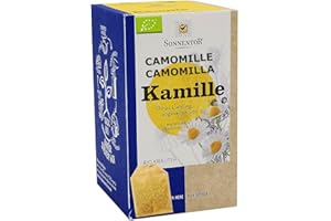 2W ORGANIC Tisane Camomille Bio Allemande Pure Aromatique Sachets (18 Sachets) | Pure Tisane Camomille Matricaire Bio -Tisane Camomille Allemande Bio