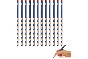 BAOSROY Bleistifte HB,Bleistifte Kinder,Dreikant Bleistift,Ergonomischer Dreikant-Bleistift für Rechtshänder,für Prüfungen,Schule,Büro,Zeichnen und Skizzieren,Härtegrad HB,12 Stück