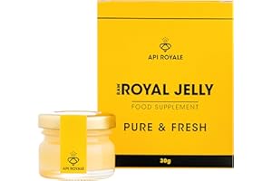 Api Royale Royal Jelly Premium Fresh Nutritional Supplements for Men and Women – with Natural Non-Gluten Formula Compact Isothermal Box Dosing Spoon, 30 g (Pack of 1)
