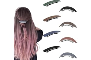 LHOEST 8 Stück Haarspangen Damen Dünnes Haar, Französische Haarspange für Feines Dünnes Dickes haar, 2 Stile Vintage Automatische Hair Clip Set für Frauen Mädchen Haarschmuck