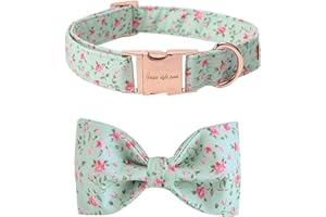 Unique Style Paws Hundehalsband Fliege Halsband Verstellbare Halsbänder oder Hundeleinen für Hunde und Katzen Klein Mittelgroß Groß