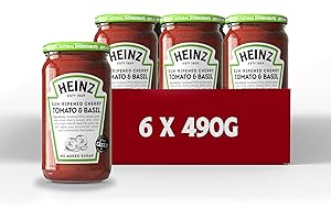 Heinz Sundried Cherry Tomato and Basil Pasta Sauce 6 x 490g