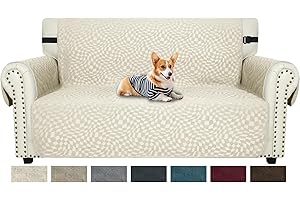 Ystyle Copridivano 2 Posti Con Braccioli, Copridivano Antigraffio Gatto, Copri Divano Universale, Copridivani Mobili Protector, Sofa Cover Per Cani, Copri Divani Elegant, Beige