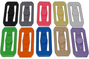 ETECH4US 10x Mixed Colour Race Connectors Compatible with Hotwheels | Straight Track Race Track Connectors Replacements