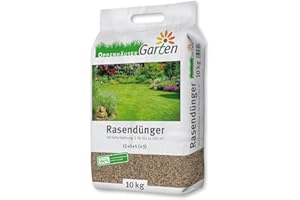 OPPENHÄUSER Engrais gazon été 10 kg pour jusqu’à 500m² – Effet immédiat pour une pelouse dense, verte et robuste, repousse la mousse, engrais à effet immédiat