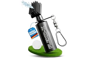 ‎FLEXD-X FLEXD-X Hochwertige Golf Bürste mit Wasser - Golfschläger Bürste Tank Golfschläger Reiniger perfekt auf dem Platz, Reinigungsbürste für Golfschläger