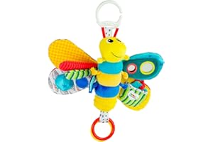 TOMY Lamaze - Freddie La Luciole, Peluche Bébé à Clip pour Berceau ou Poussette L27024, Jouet d'Éveil Bébé, Jouet Éducatif Multicolore, Convient dès la Naissance