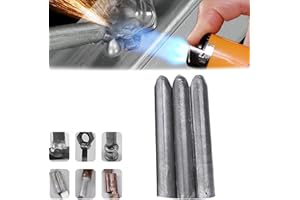 PELINUAR Low Temperature Universal Welding Rod,Metal Universal Low Temperature Easy Melt Welding Rods,Aluminum Welding Rods,Lighter Welding Rod,Easy Welding Rods for Metal Welding,Aluminum,Iron (3 Pcs)
