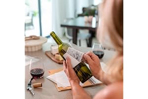 TW TREASURED WINE PRODUCTS Treasured Wine Label Removers – 50 Pack | Save Wine Bottle Labels for Wine Journal, Scrapbook or Travel Journal | Label Lift Sheets with Tips & Tricks | Gift for Wine Lovers