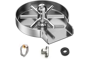 Vancoco Automatic Stainless Steel Glass Rinse for Kitchen Sinks Cup Cleaner Bottle Washer for Bar Restaurant Baby Bottle Cafés with 360° Rotating Nozzles (Silver)