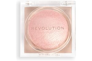 Revolution Beauty, stråle ljus höjdpunkt, ansiktsglöd överallt, pulver till flytande formel, 5 olika nyanser, rosa förläggnin