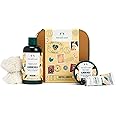 The Body Shop Soothe & Smooth Almond Milk Essentials Gift Set – Hydrating & Moisturizing Vegan Skincare Treats for Dry and Sensitive Skin – 4 Items