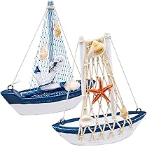 6 Stück Mini Segelboote Streudeko - Maritime Tischdekoration Mit Klebepunkt, 2,5 Cm