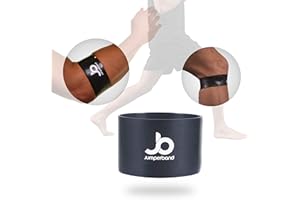 ‎JUMPERBAND Jumperband comfort Meniskus Kreuzband Bandage (Knie/Arm) für Herren und Frauen (Sport, Fitness, Alltag) Lindert Schmerzen + Perfekte Passform + Überall Einsetzbar + Kein Verrutschen … (M)