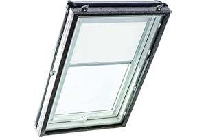 Oryginalna roleta zaciemniająca Roto ZRV Prawie całkowite zaciemnienie Szyna prowadząca srebrna Do okien dachowych Roto serii Designo R4/R7 i Classic 43/73 o wymiarach 074/140 | 07/14 Biały