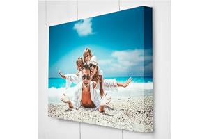 Star Online Personalised Canvas Photo Prints Pictures Birthday Frames Gifts For Mum,Dad Custom & Wall Art Holiday Memory (20x