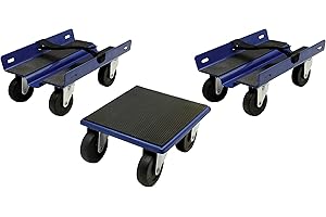 Extreme Max 5800.2012 Economy Schneemobil-Dolly-System, Blau