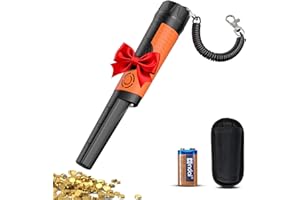 SUNPOW Metal Detector Pinpointer per Adulti e Bambini - Bacchetta Puntatore Portatile Impermeabile - Rilevamento a 360° ad Alta Sensibilità - 2 Modalità di Avviso Facile da Usare - OTMD12