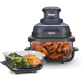 Ninja Crispi 4-in-1 Portable Glass Air Fryer, Cyberspace
