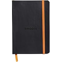 Carnet Rhodia Webnotepad - 192 Pages Lignées, Papier Clairefontaine 90 G/m², Couverture Simili Cuir