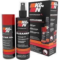 K&N RU-5163DK Luftfilterhülle – Schwarz, Wasserabweisend, Für KFZ & Motorrad