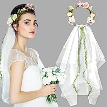 FORMIZON Set Addio Al Nubilato: Fascia E Velo Da Sposa Oro Rosa – Cerchietto Con Tiara E Diamanti Di Cristallo, Scritta Bride To Be, Per Feste E Hen Party