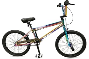 XN Tailwhip 20" Freestyle BMX, 25-9t Single Speed Gearing - Neo Chrome Jet Fuel