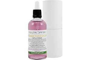 Oro coloidal | 10 ppm | 3.4 onzas líquidas - 100 ml | Heiltropfen®