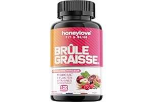 HONEYLOVE COMPANY Bruleur de Graisse Puissant Morosil Homme & Femme 120 gélules | Coupe-faim et perte de poids | Vinaigre de cidre | Minceur extra fort | Brule Graisse | ventre plat, draineur jour nuit | Fat burner