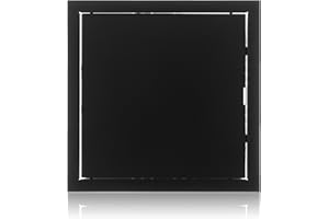 ABOUT VENT Porta di ispezione in metallo, 200 x 200 mm, antracite, sportello di ispezione in acciaio zincato, sportello di manutenzione, sportello di ispezione, sportello di manutenzione