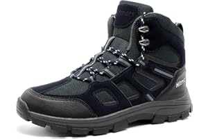 Hitmars Wanderschuhe Herren Trekkingschuhe Damen Wanderhalbschuhe Outdoorschuhe Outdoor Leichte Trekking Schuhe Schwarz Braun Grün Blau Grau 36-48