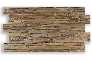 Grace Baltic – Pannelli da parete 3D per decorazione di pareti interne in PVC (12, La Manica)