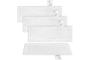 WOKEEPOW Mikrofaser-Tuchset Kompatibel für Kärcher Dampfreiniger Zubehör EasyFix SC 2, SC 3, SC 4, SC 5 Bodendüse, Waschbar Bodentücher,4-Stück-Set,Ersatzteile