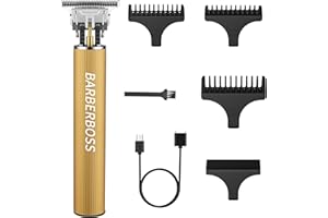 BarberBoss Regolabarba da uomo, macchinetta barba, rasoio barba, rasoio elettrico, regolabarba uomo, tagliabarba elettrico, tagliacapelli