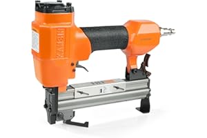 KIMSING KAMSIN V1015 Pneumatischer Bilderrahmen-Nagler, Air V-Nagler, 7-15 mm V-Nägel, 30 Gauge, Power-Holzverbinder, Holzrahmen-Nagelpistole für Bilderrahmen