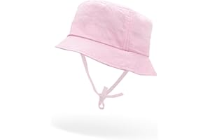 Colours & Beauty Cappellino Neonato Colorati alla Pescatora in Cotone con Visiera e Laccio 3-24 Mesi | Cappello Bambino | Cappello Neonato | Cappello Sole Neonato | Cappellino Mare Neonata