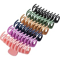 4 Stück Große Haarklammern Aus Kunststoff – Rutschfeste Krallenclips, 11 Cm, Für Dicke Haare, Frauen & Mädchen