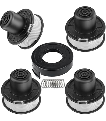 Accessoires Rechange Débroussailleuse GL250 GL310 Bobine Fil Capuchon Pour Débroussailleuse Black & Decker - Compatible A6226 GL250 GL310 GL360 Couvercle Ressort Jardin