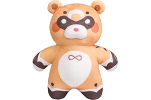 UTIEHD Genshin Impact pluszowa Guoba 12IN, pluszowa wypchana zabawka lalka, Xiangling przebranie na karnawał pluszowe rekwizyty dla fanów