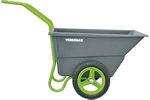 Verdemax - Carriola Multiuso Rettangolare con capacità Litri 110