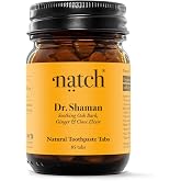 Natch – Dr. Shaman – Zahnpasta Tabs – Natürliche Zahnpflege mit Ingwer, Nelke & Eichenrinde – Unterstützt empfindliche Zähne